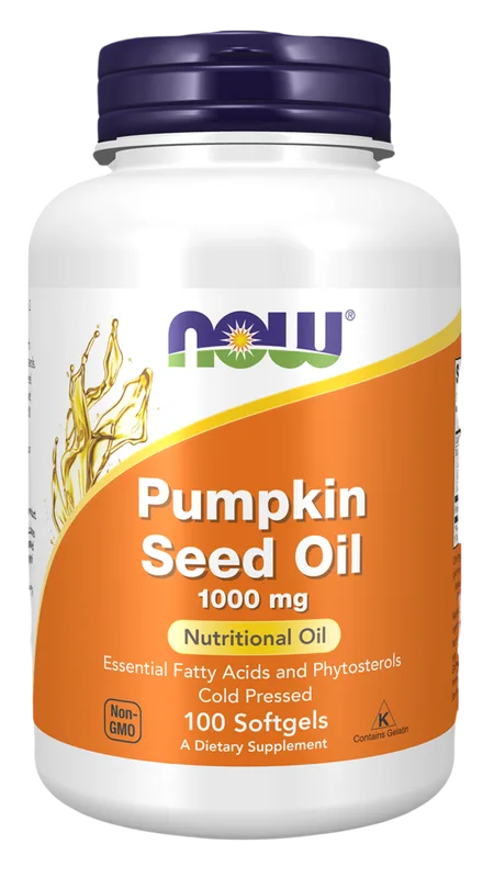 Pumpkin Seed Oil 1000mg by NOW Foods